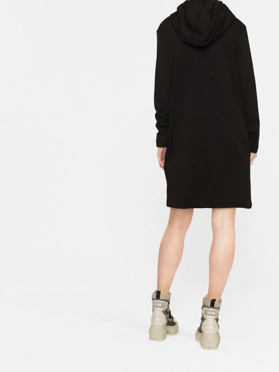 Cheap heart-motif dress hooded Women Love Moschino 0423